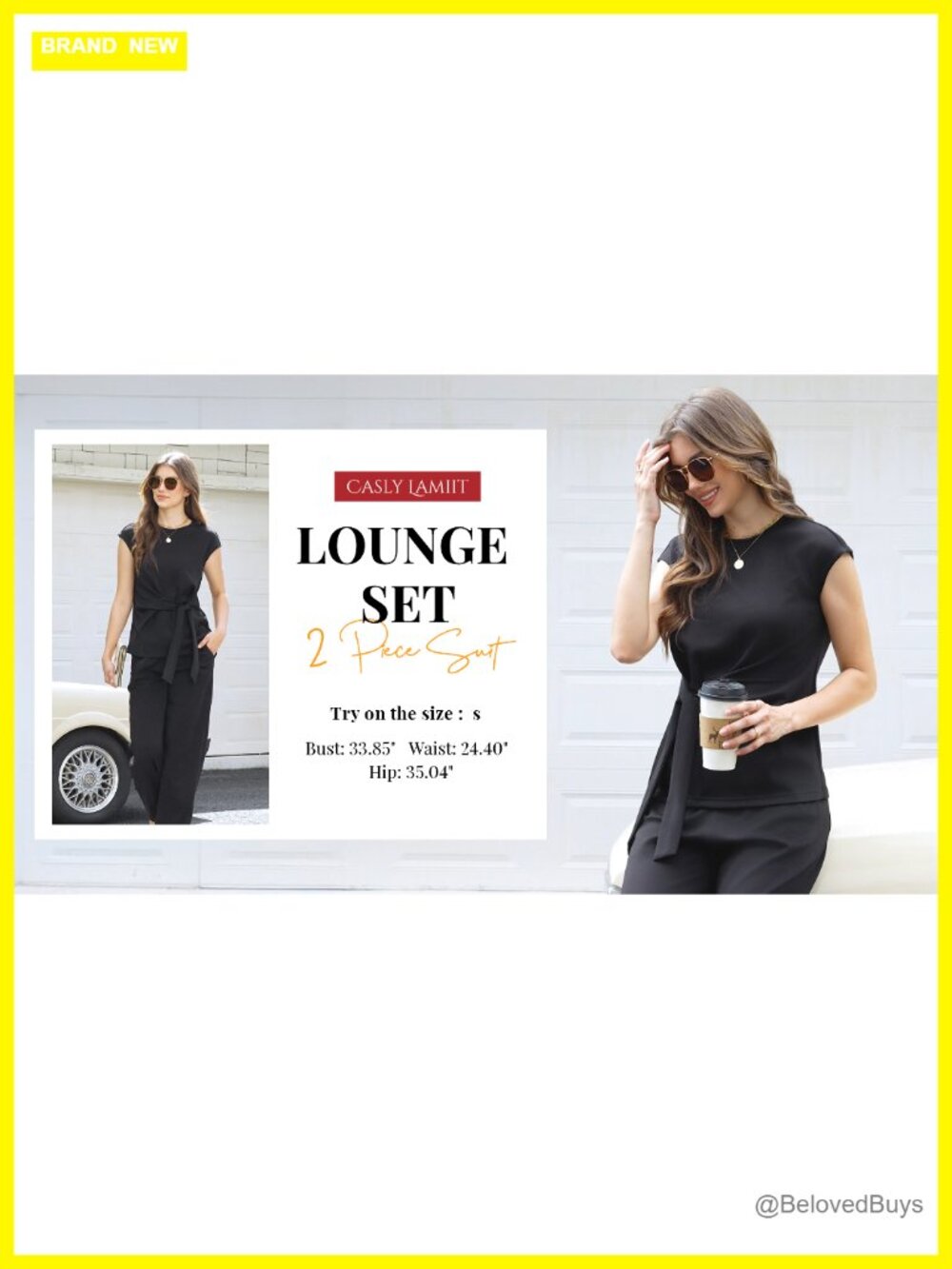 Two Piece Sets For Women Cap Sleeve Crop Top Wide Leg Pants Lounge Set View 6